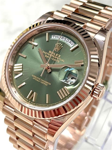 rolex boy size rose gold|Rolex day date 40 228235.